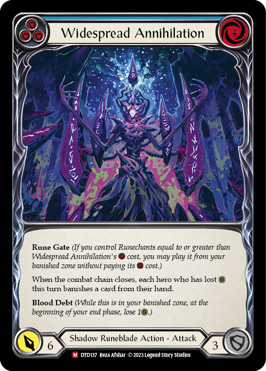 Widespread Annihilation (Blue)