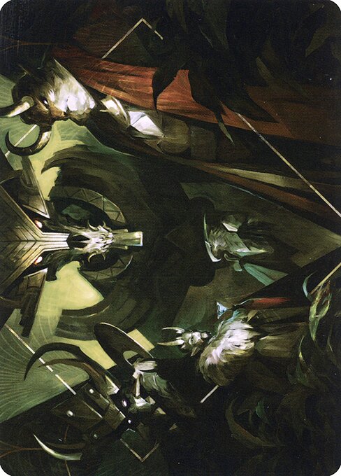 Meeting of the Five Art Card