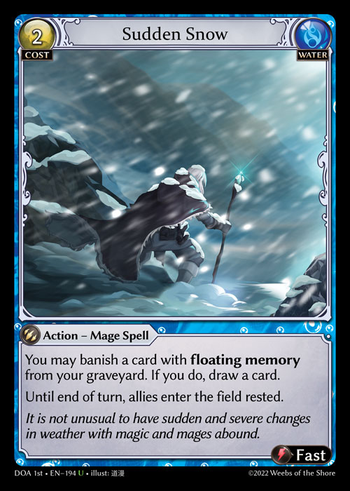 Sudden Snow
