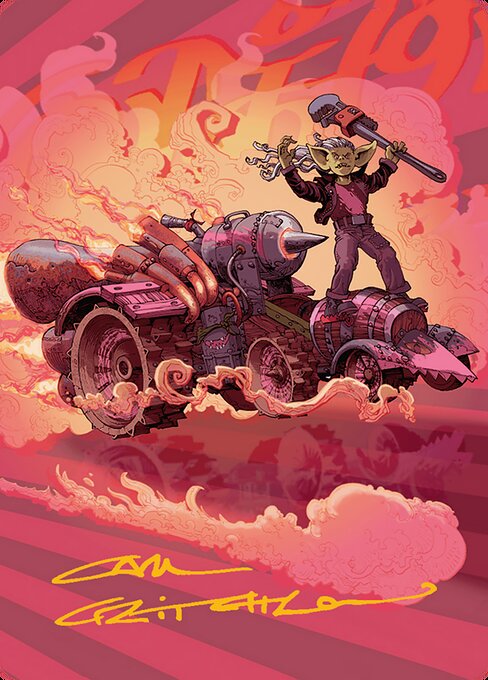 Burner Rocket Art Card