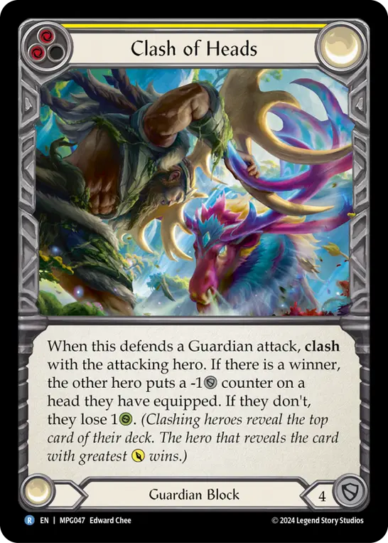 Clash of Heads (Yellow)