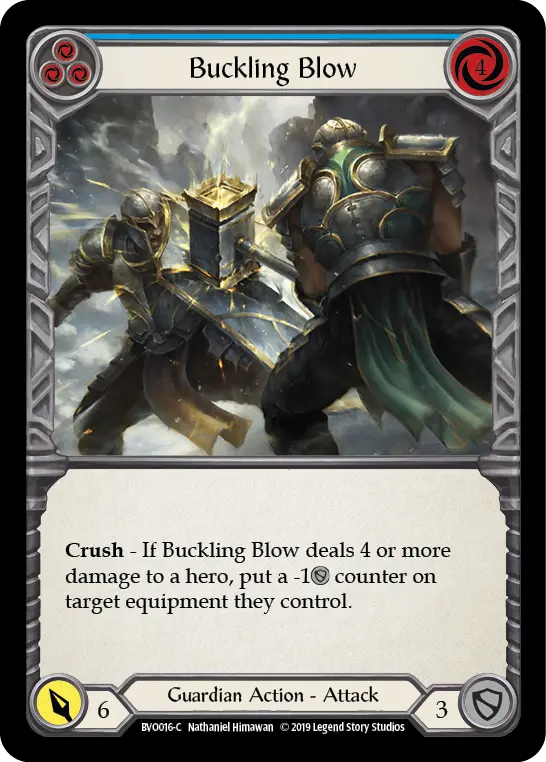 Buckling Blow (Blue)