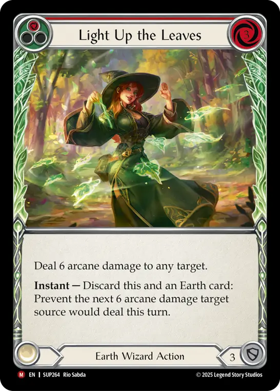 Light Up the Leaves (Red)