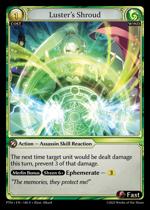 Luster's Shroud