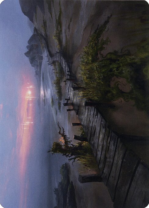 Deserted Beach Art Card