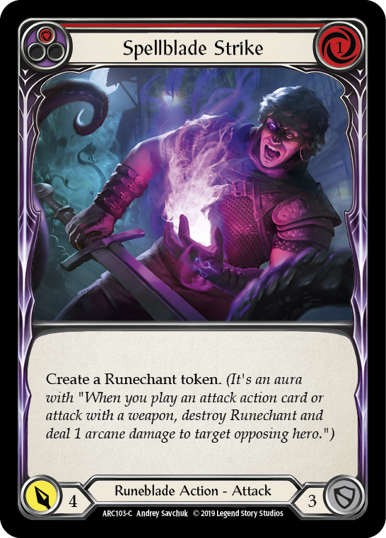 Spellblade Strike (Red)