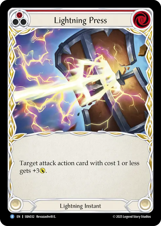 Lightning Press (Red)