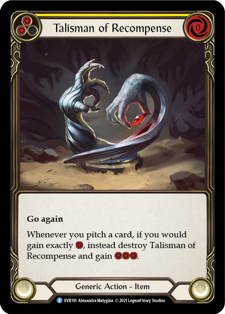 Talisman of Recompense (Yellow)