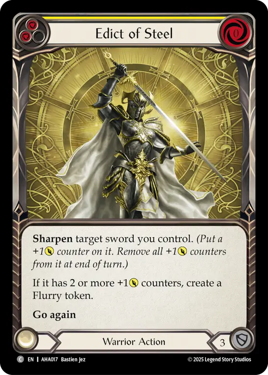 Edict of Steel (Yellow)