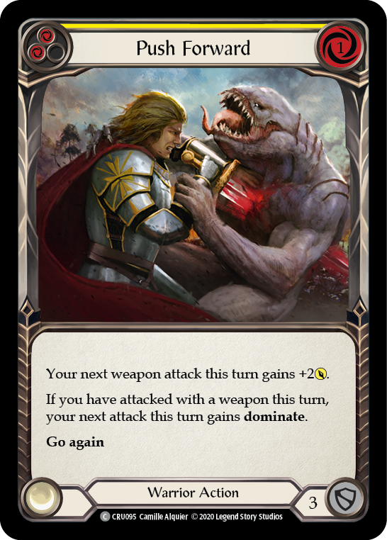 Push Forward (Yellow)
