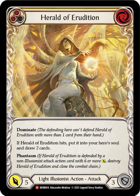 Herald of Erudition (Yellow)