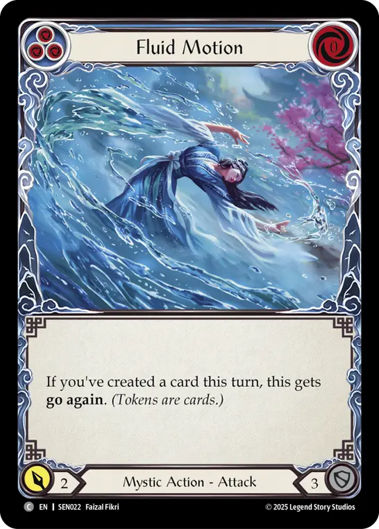 Fluid Motion (Blue)