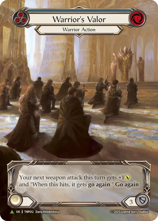 Warrior's Valor (Blue)