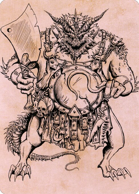 Thrakkus the Butcher Art Card