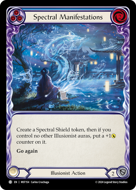 Spectral Manifestations (Blue)