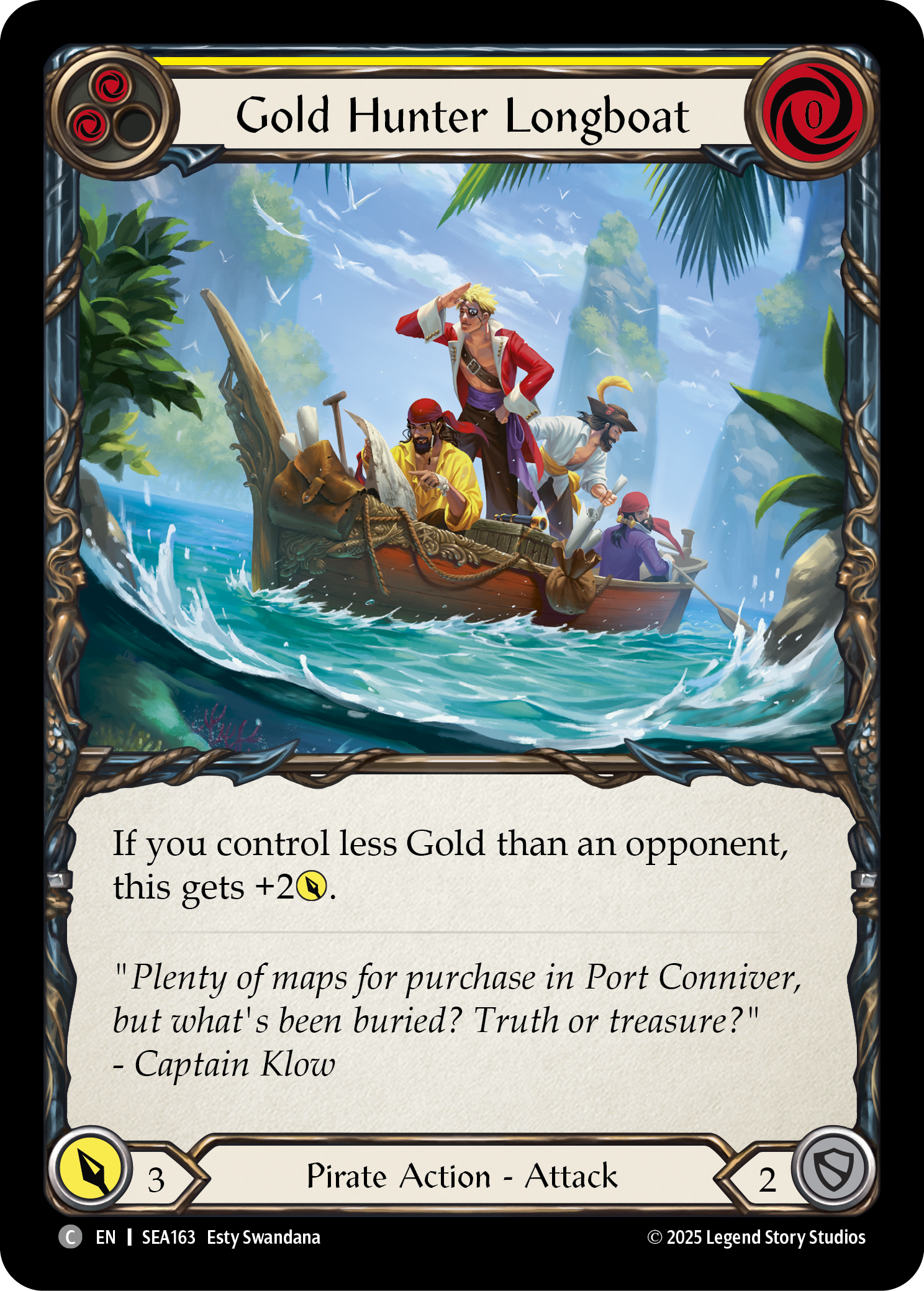 Gold Hunter Longboat (Yellow)