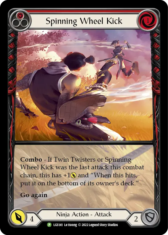 Spinning Wheel Kick (Red)