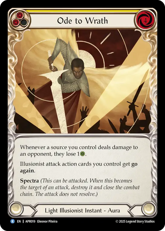 Ode to Wrath (Yellow)