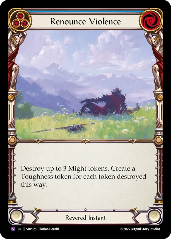 Renounce Violence (Blue)