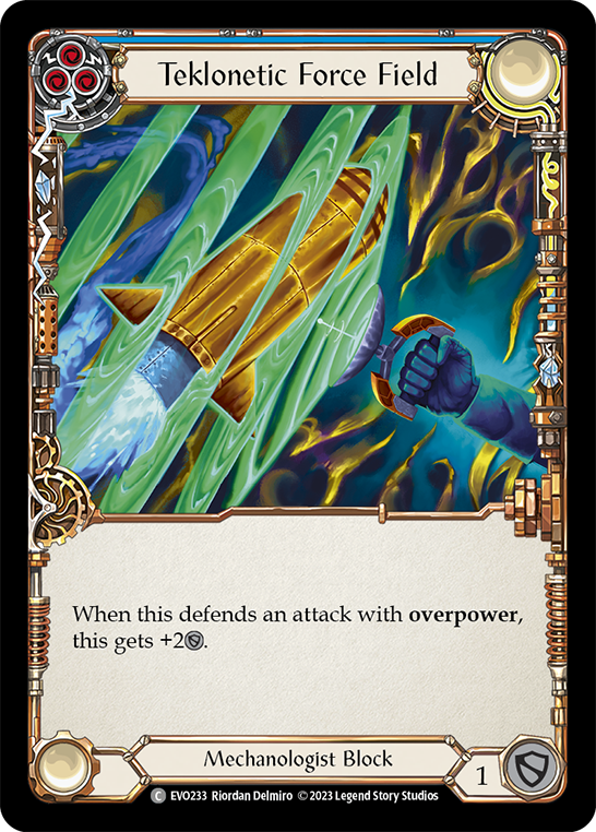 Teklonetic Force Field (Blue)