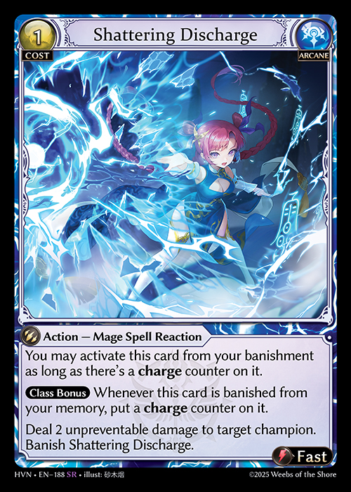 Shattering Discharge