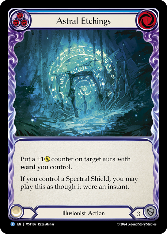Astral Etchings (Blue)