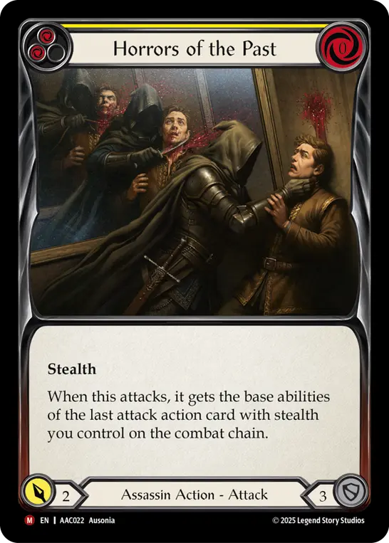 Horrors of the Past (Yellow)