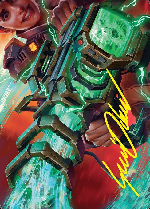 Ghost Vacuum Art Card