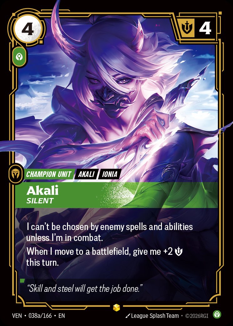 Akali, Silent