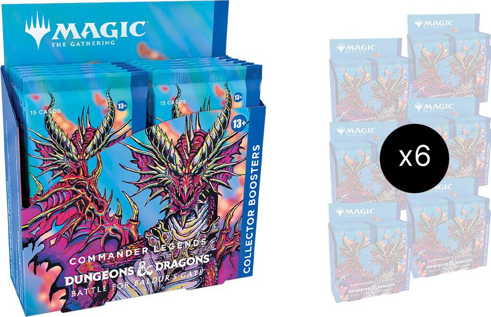 Commander Legends Battle for Baldurs Gate Collector Booster Box Case