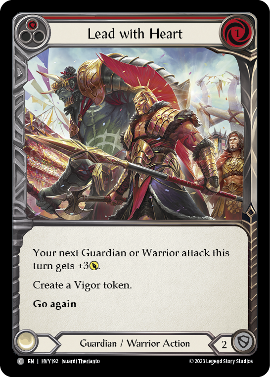 Lead with Heart (Red)