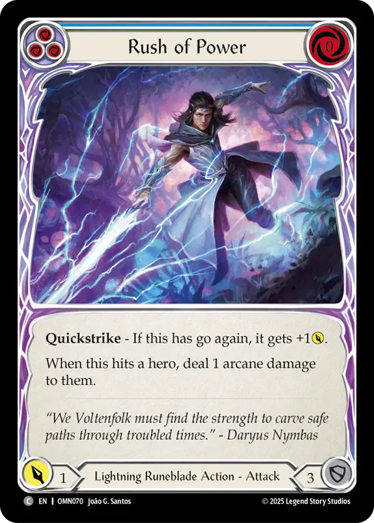 Rush of Power (Blue)