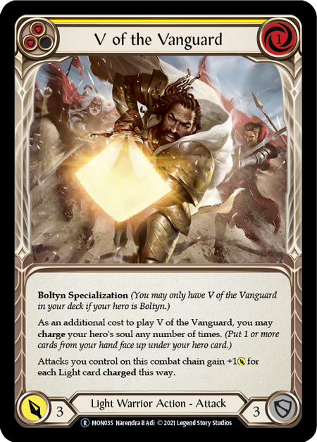 V of the Vanguard (Yellow)