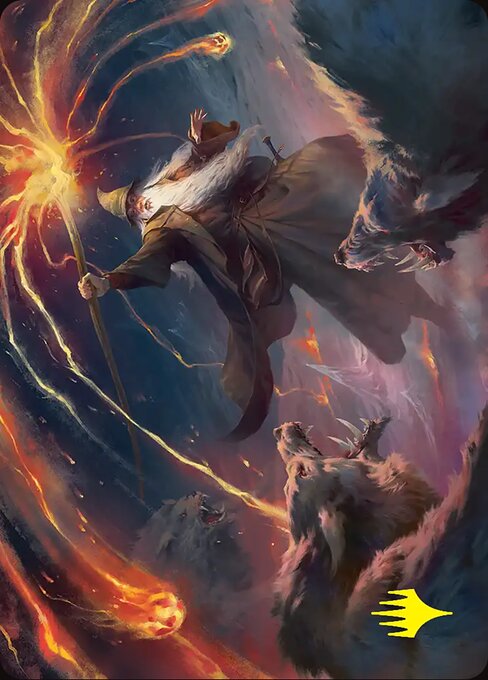 Gandalf, Shadow's Foe Art Card