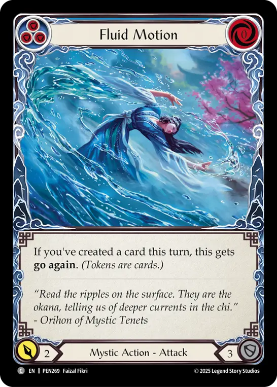 Fluid Motion (Blue)
