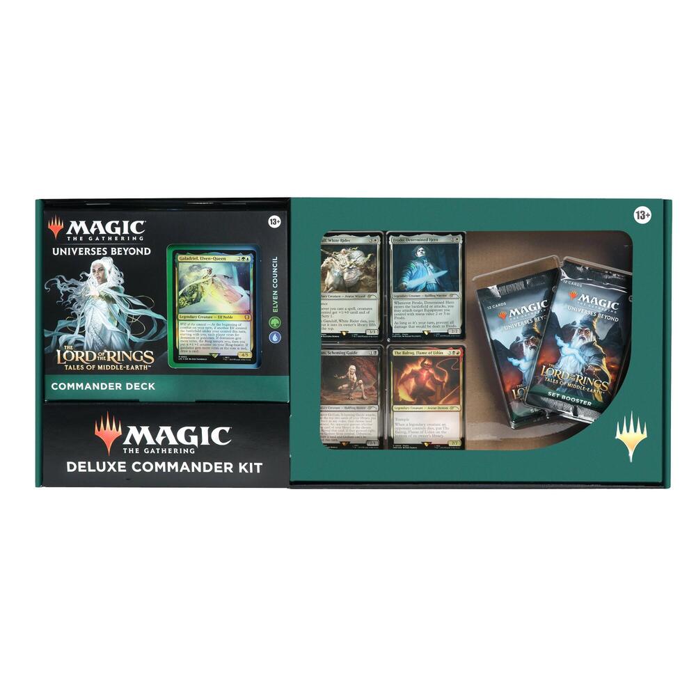 The Lord of the Rings Tales of Middle earth Deluxe Commander Kit Elven Council Commander Bundle