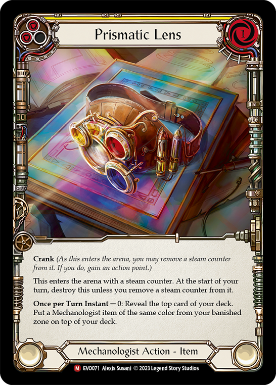Prismatic Lens (Yellow)