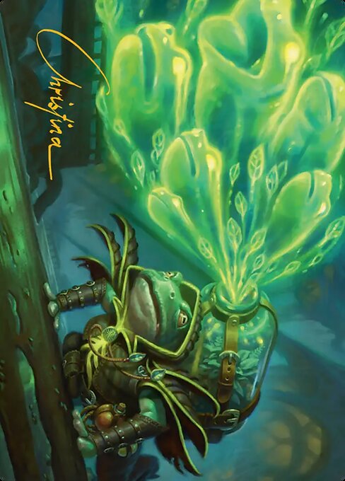 Burrog Barrage Art Card