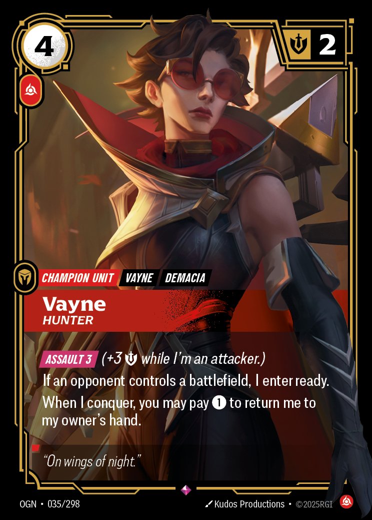 Vayne, Hunter