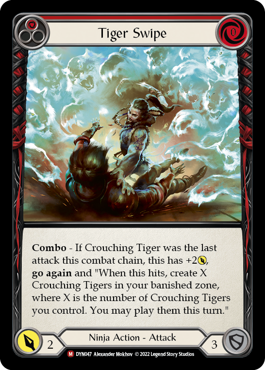 Tiger Swipe (Red)