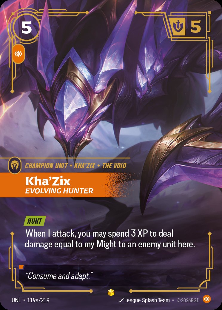 Kha'Zix, Evolving Hunter