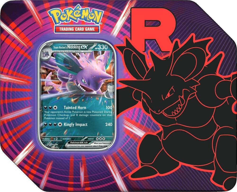Team Rocket Tin [Team Rocket's Nidoking ex]