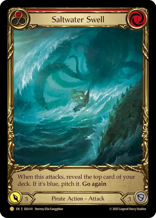 Saltwater Swell (Red)