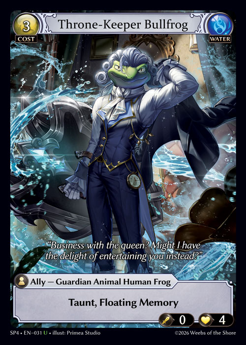 Throne-Keeper Bullfrog
