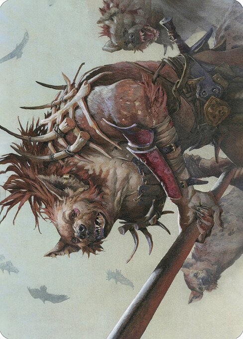 Gnoll Hunter Art Card