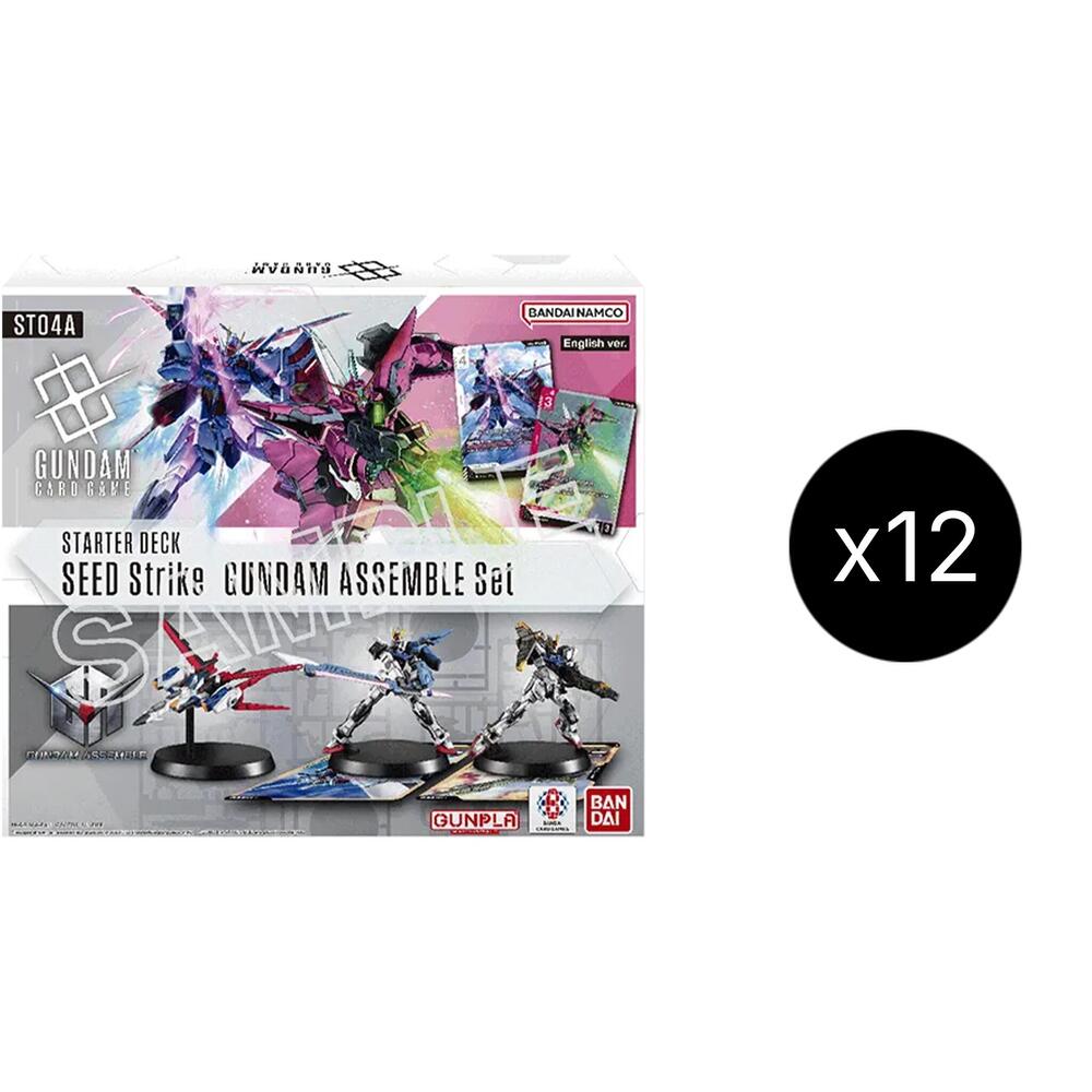 Starter Deck 04: SEED Strike - Gundam Assemble Starter Set Display Case