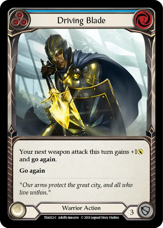 Driving Blade (Blue)