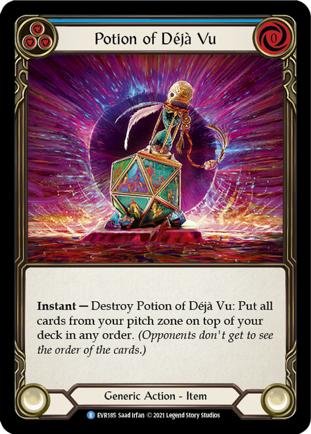 Potion of Déjà Vu (Blue)