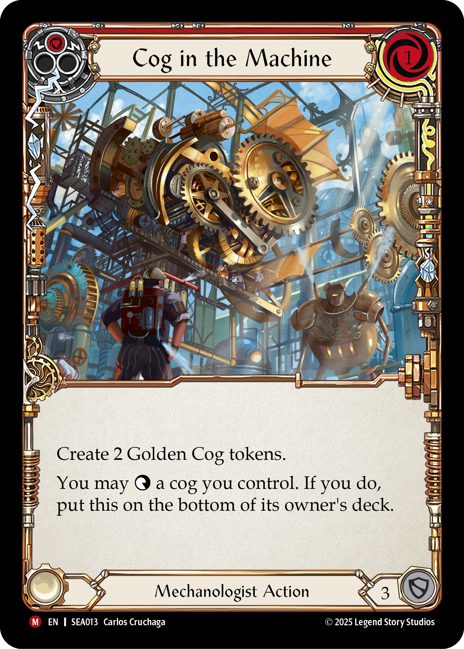 Cog in the Machine (Red)