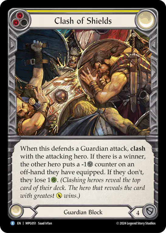 Clash of Shields (Yellow)
